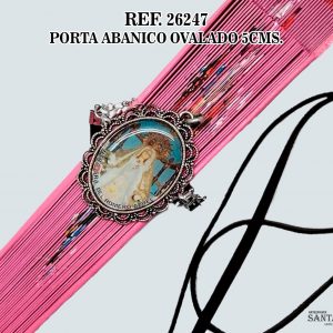 REF. 26247 - PORTA ABANICO OVALADO 5CMS.