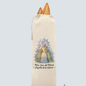 REF. 02237 - BOLSA PAN DE ALGODÓN BEIGE 21x56CMS