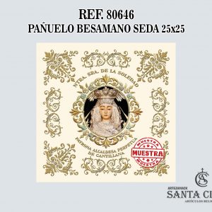 REF. 80646 - PAÑUELO BESAMANO SEDA 25x25