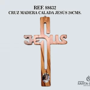 88632 CRUZ MADERA CALADA JESÚS 20CMS.